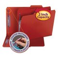 Smead Pressboard Folder, Bright Red, PK25 14936